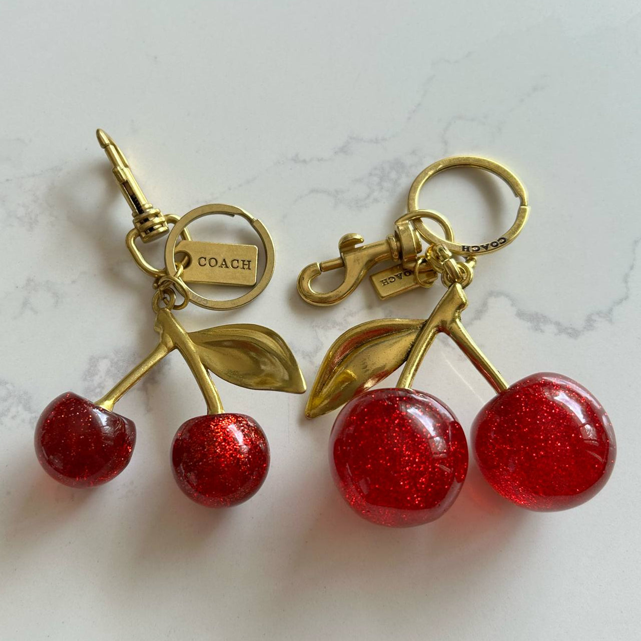 Cherry Charm Keychain Purse