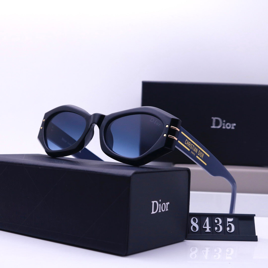 DiorSignature Butterfly Sunglasses Black/Blue