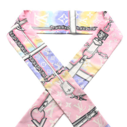 Silk Monogram Escale Confidential Bandeau Scarf