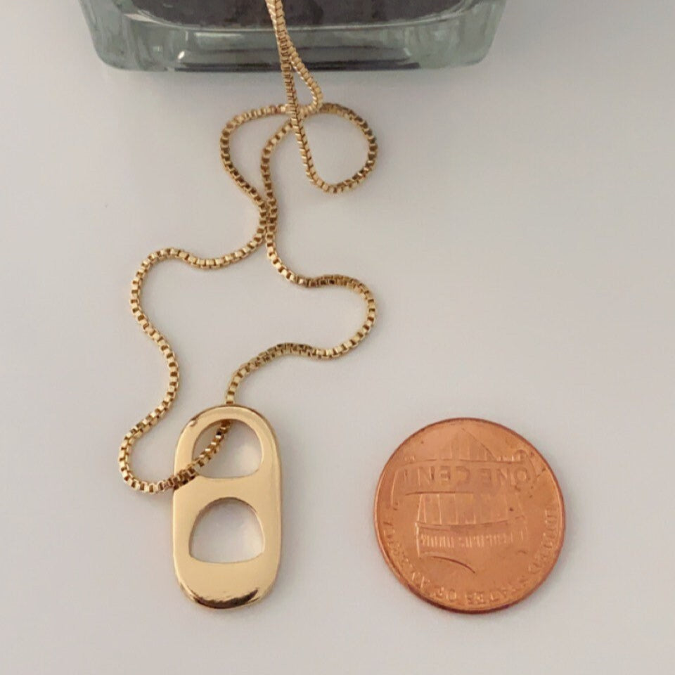 Sarah Cameron Inspired 18K Gold Plated Soda Tab Necklace Outer Banks Season 2